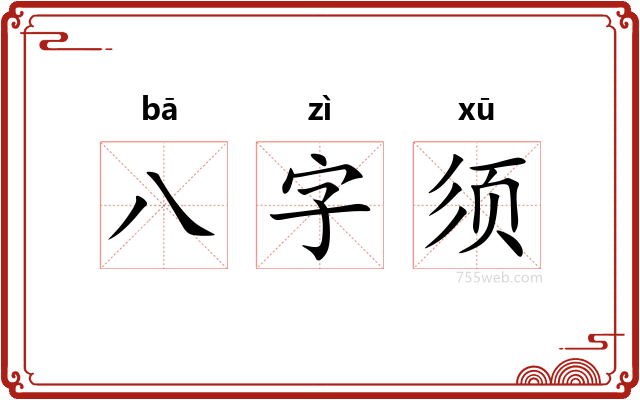 八字须