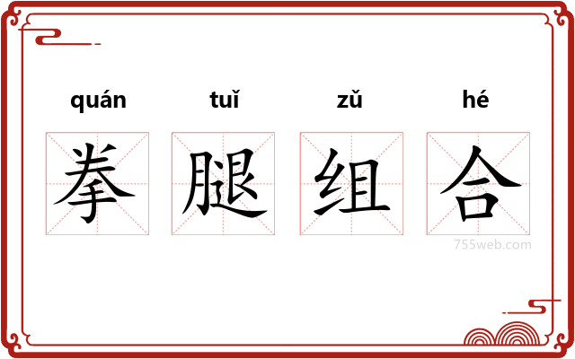 拳腿组合