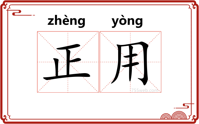 正用